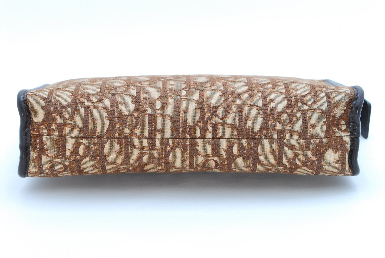 Christian Dior Trotter Clutch Bag - Brown, Canvas Leather