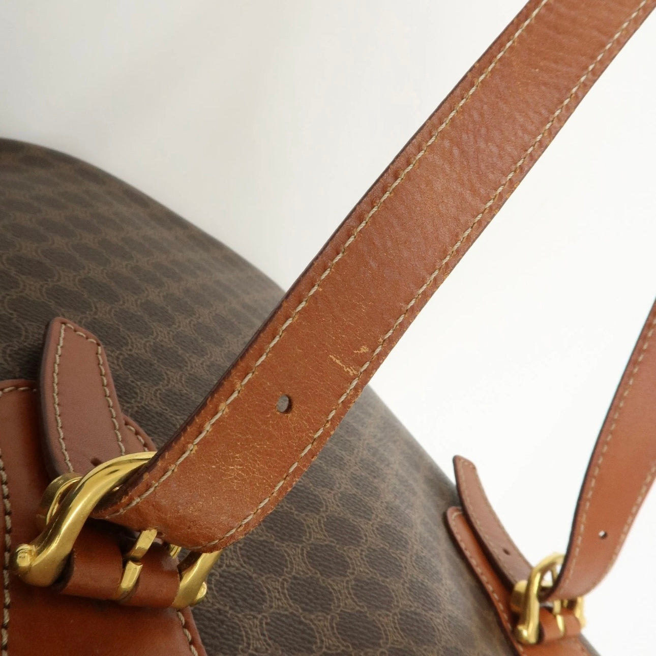 CELINE Macadam Tote Shoulder Bag