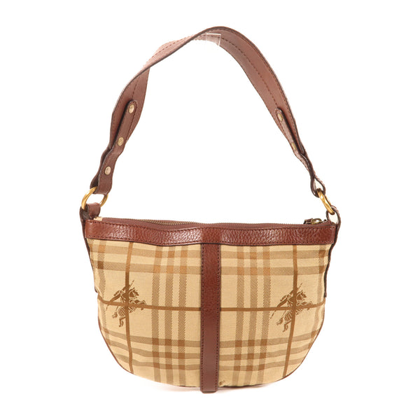 Burberry GHW Shoulder Bag - Brown, Canvas