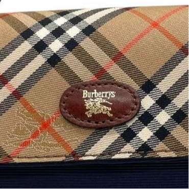 Burberry Nova Check Horse Logo Mini Bag - Beige, PVC 