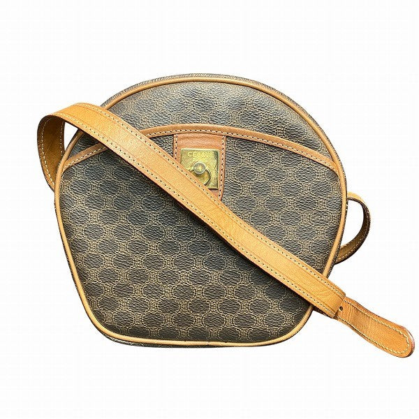 Celine M11 Shoulder Bag - Brown, PVC x Leather