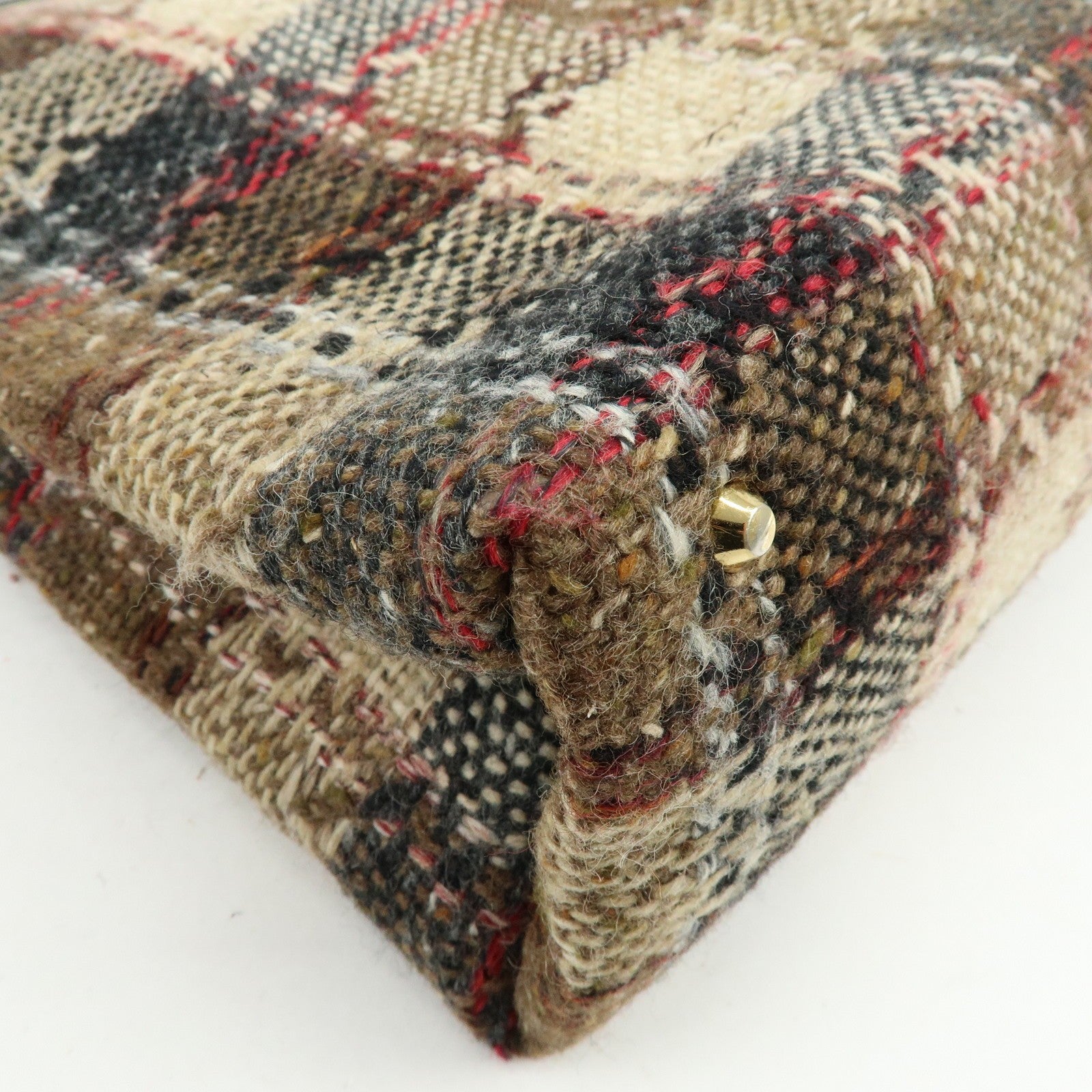 Burberry Tote Bag - Beige, Black, Tweed, Patent Leather, Suede