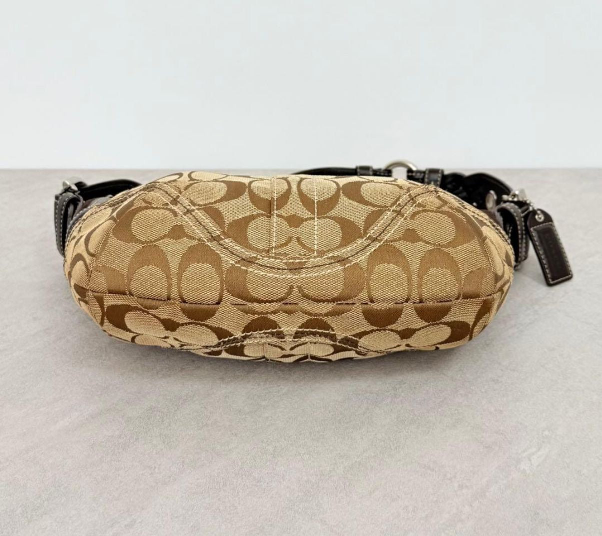 Coach Signature Brown Bag- Rare!