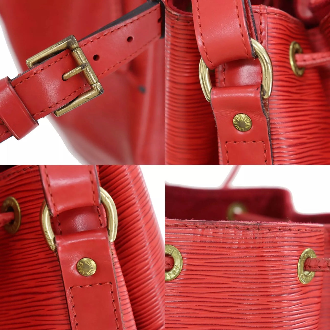 Noe Epi Leather Shoulder Bag
