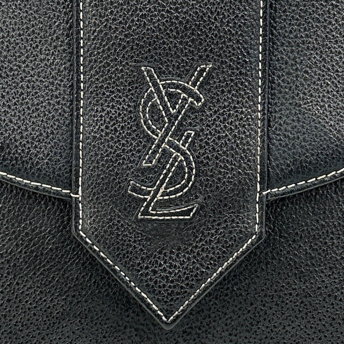 Saint Laurent Yves Shoulder Bag - Black, Leather