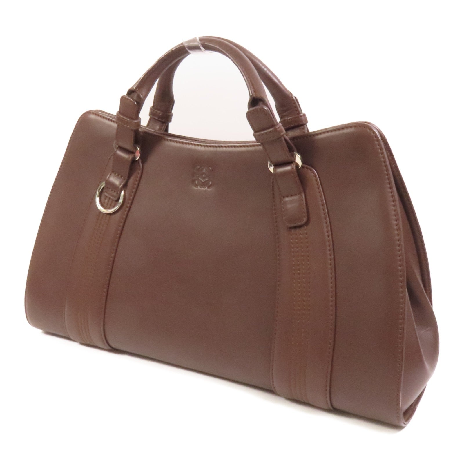 Loewe SHW Handbag - Brown, Calfskin Leather