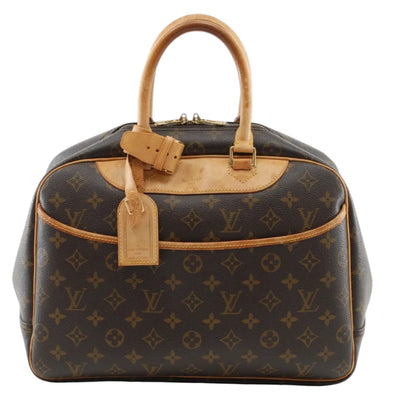 Louis Vuitton Deauville Hand Bag - Brown, Leather- מגיע עם המנעול!