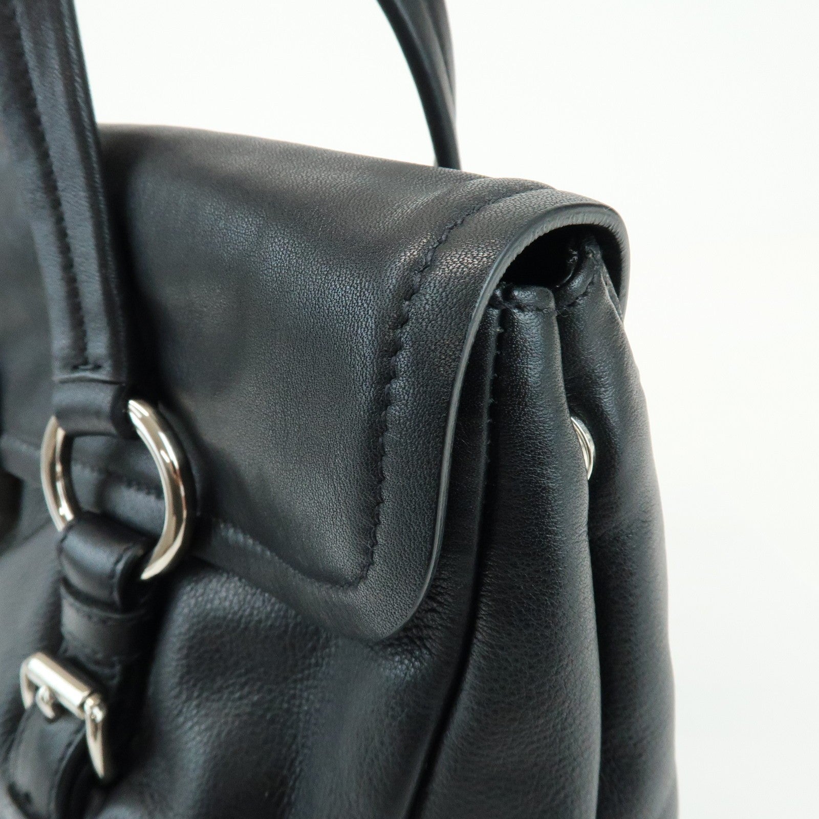 Prada Shoulder Bag - Black, Calf Leather