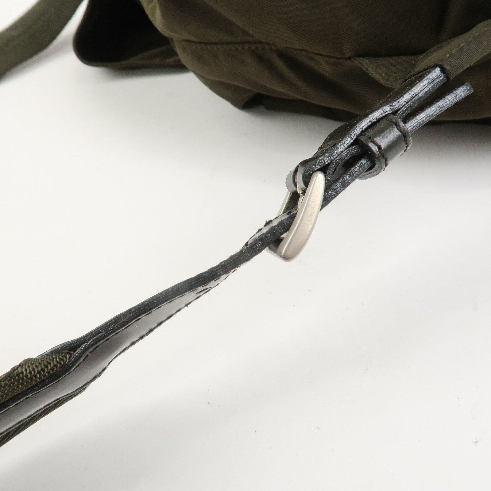 Prada Backpack - Khaki, Nylon and Leather