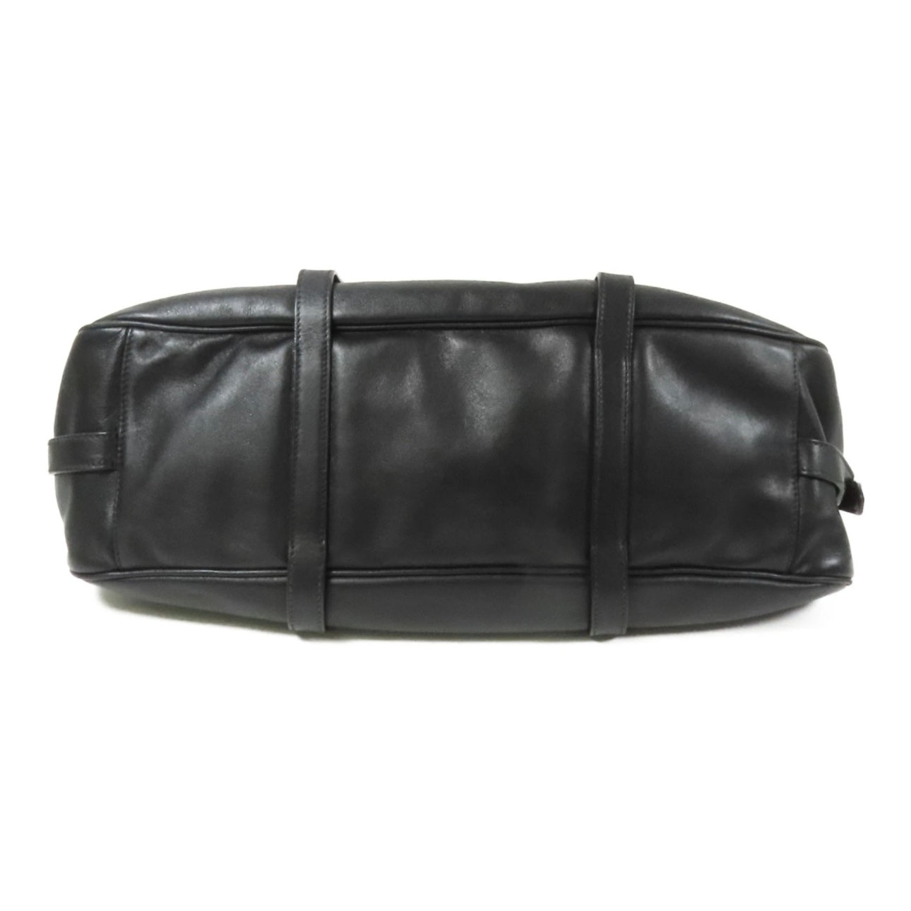 Prada GHW Bauletto Handbag - Black, Calfskin Leather