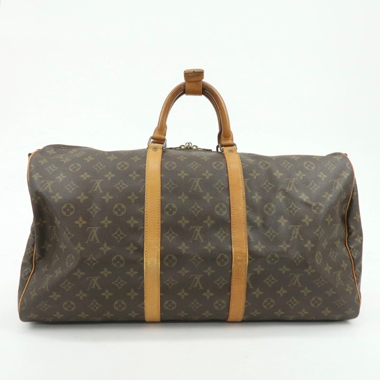 Louis Vuitton Monogram Keep All Bandouliere 55 Boston Bag