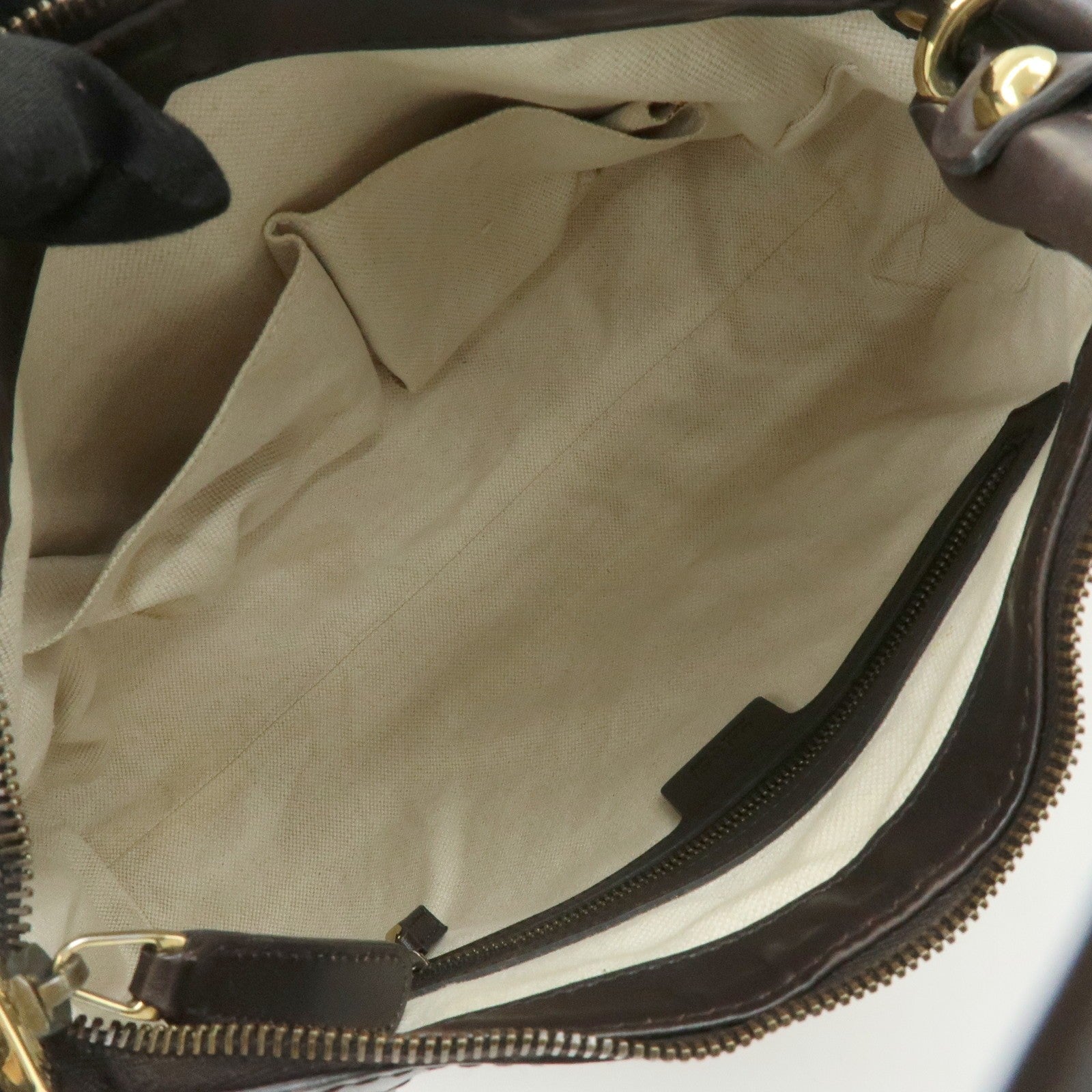 Gucci Shoulder Bag - Beige, Canvas and Leather