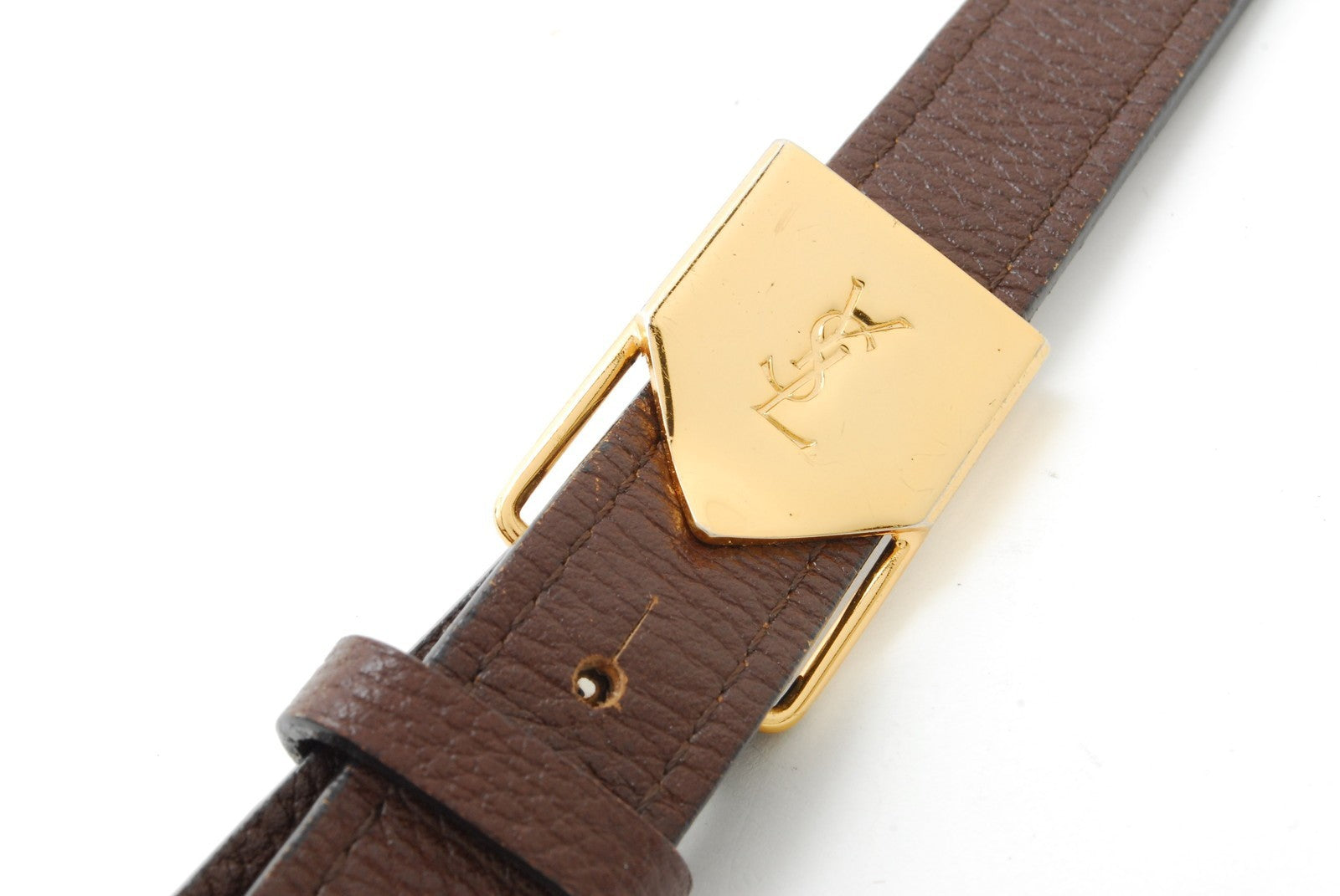 Saint Laurent Vintage Shoulder Cross Body Bag - Brown, Leather