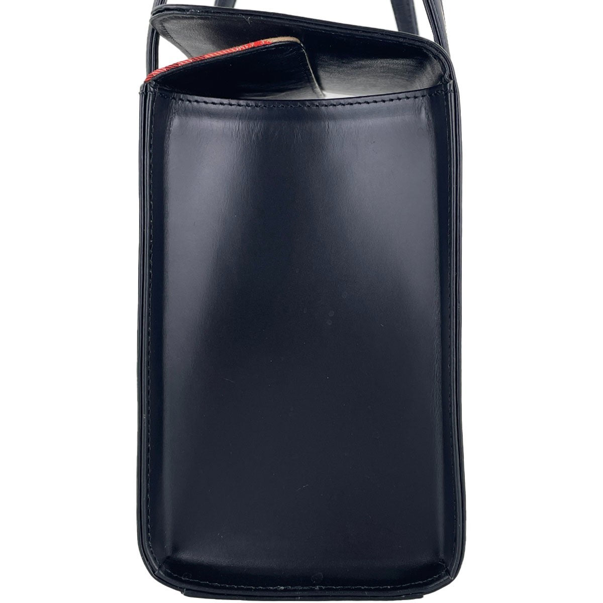 Burberry London Leather Fabric Handbag - Black, Leather