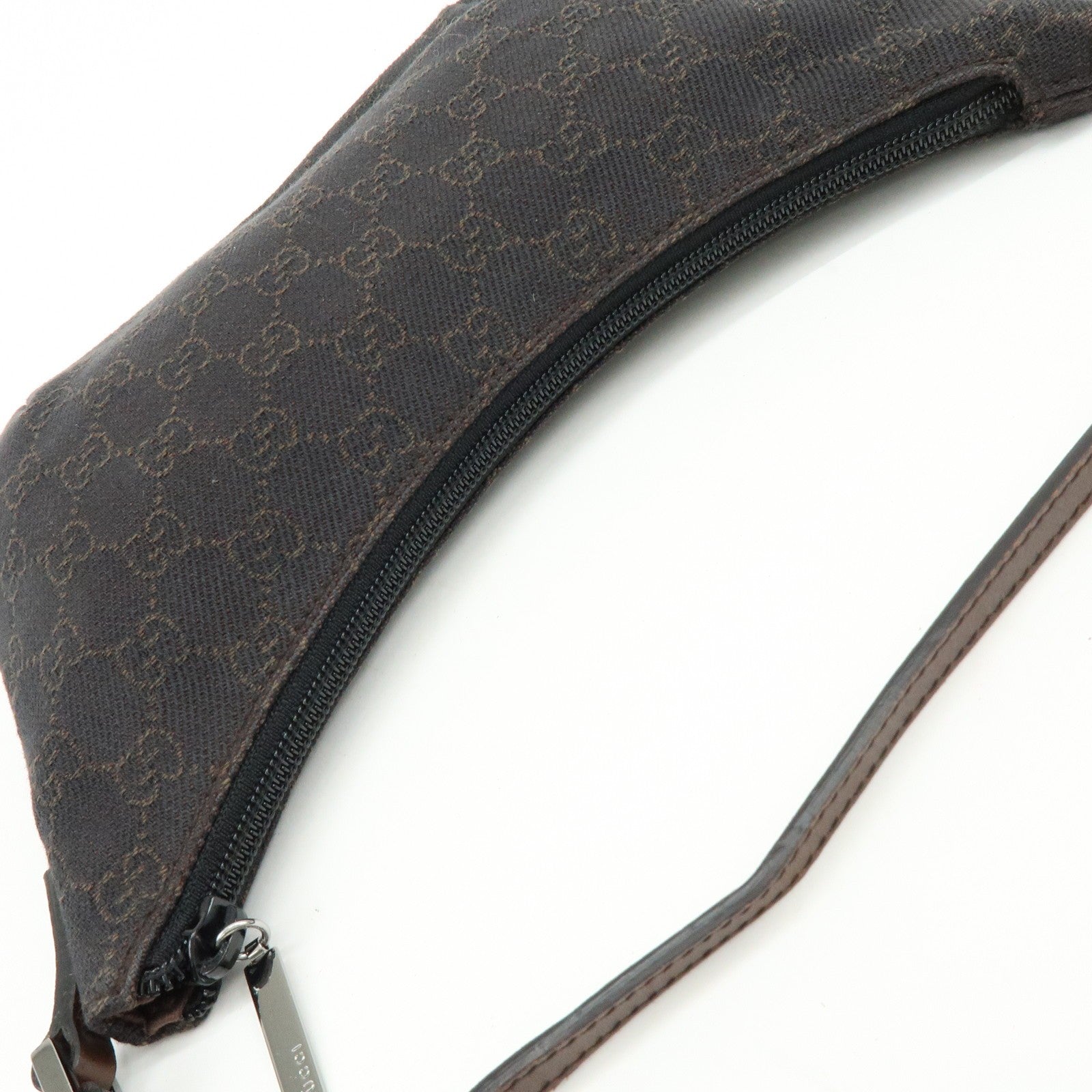 Gucci Shoulder Bag - Brown, Canvas and Leather