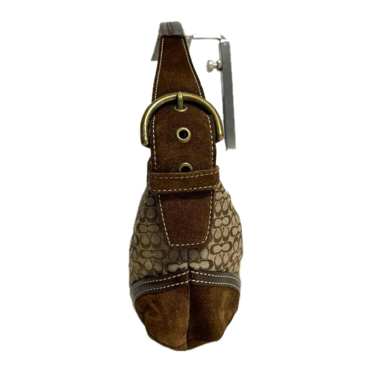 Coach Signature Suede Bag