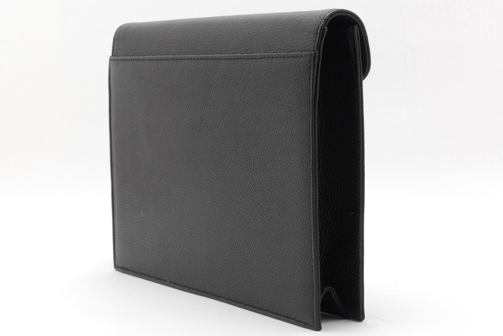 Saint Laurent Yves Vintage Clutch - Black, Leather 