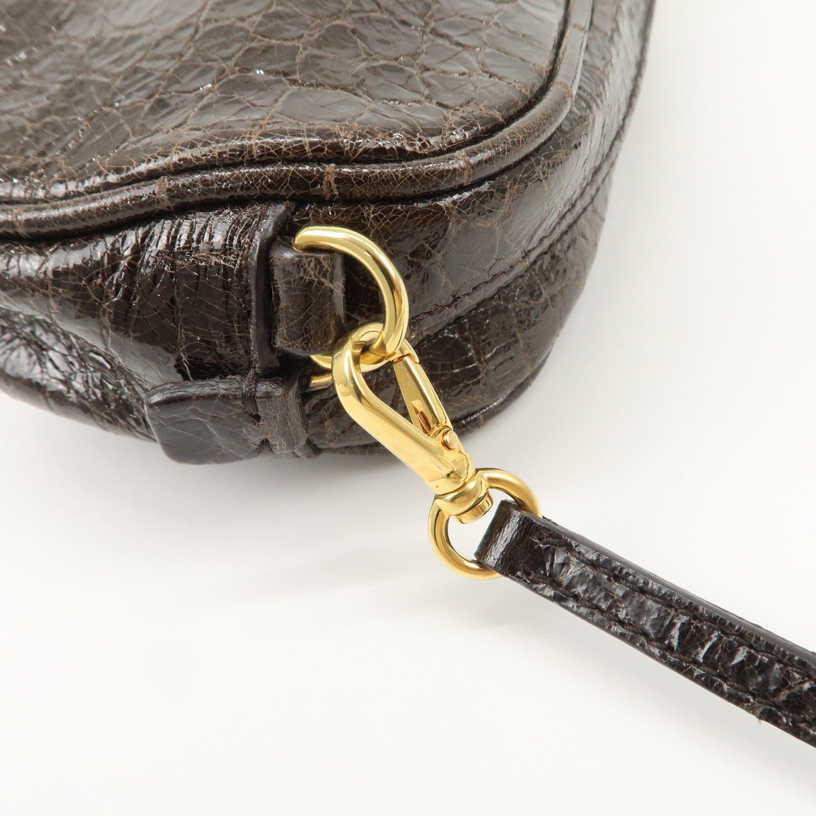 Miu Miu Shoulder Crossbody Bag - Dark Brown, Embossed Leather 