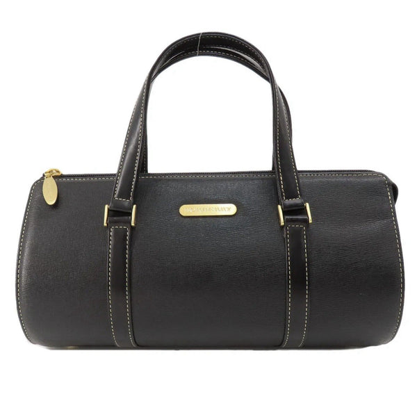 Burberry Vintage Hand Tote Bag - Black, Leather