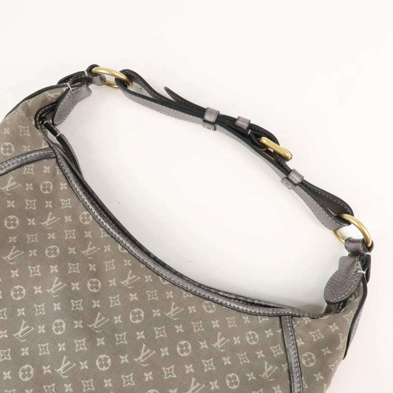 Louis Vuitton Monogram Mini Lin Manon MM ShoulderBag Platine