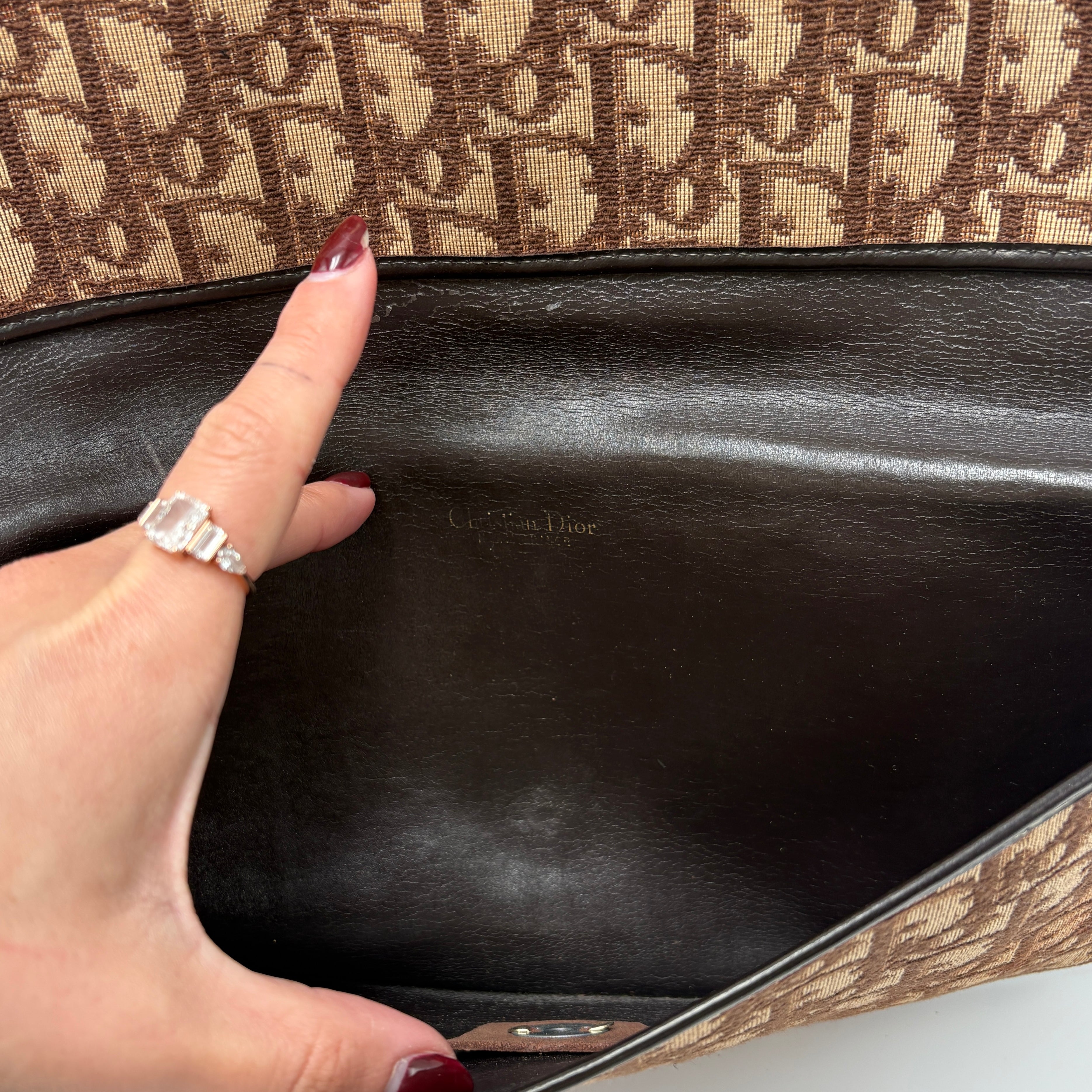 Dior Trotter Vintage clutch