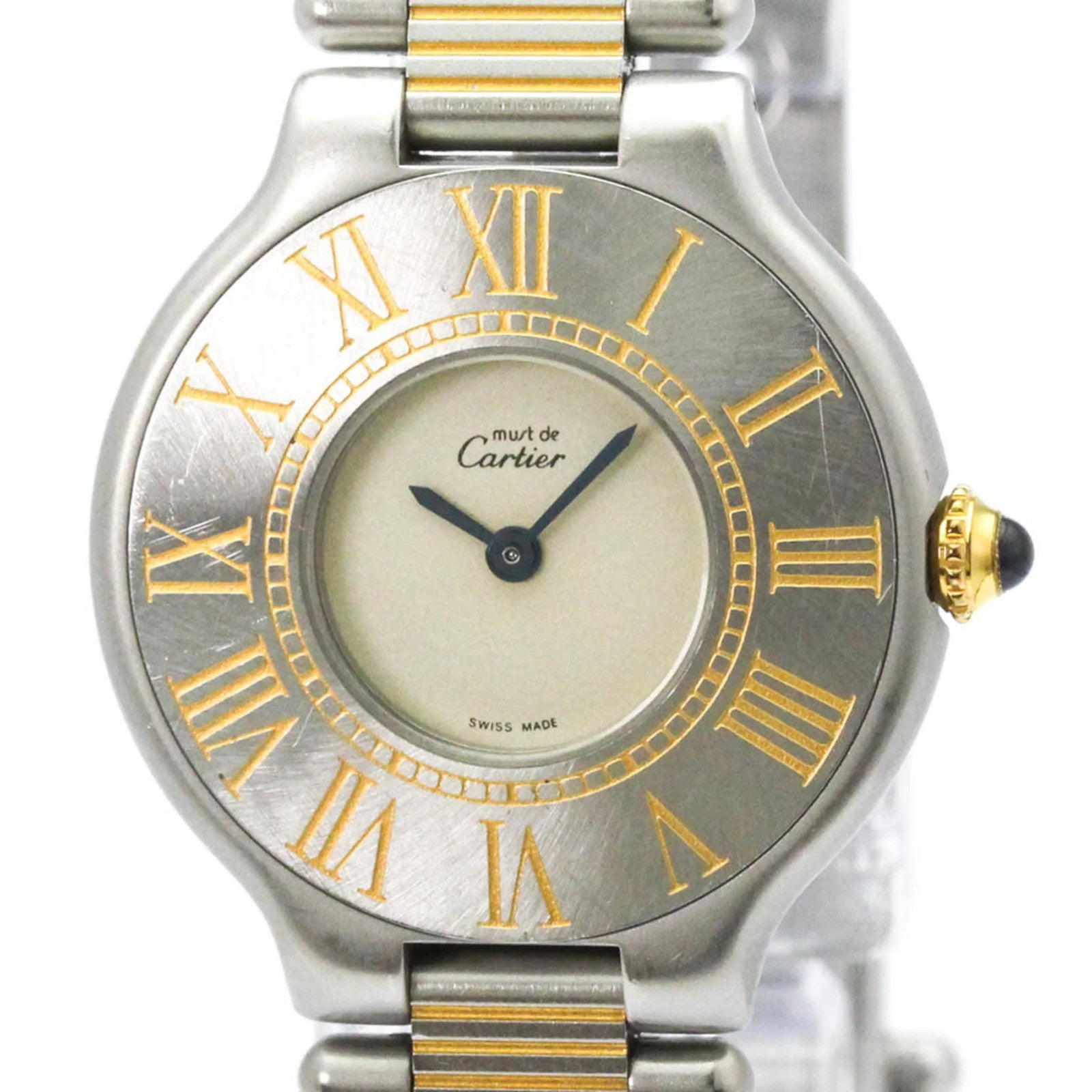Cartier Must 21 Watch - Gold, Gold Plated Steel, 28 mm