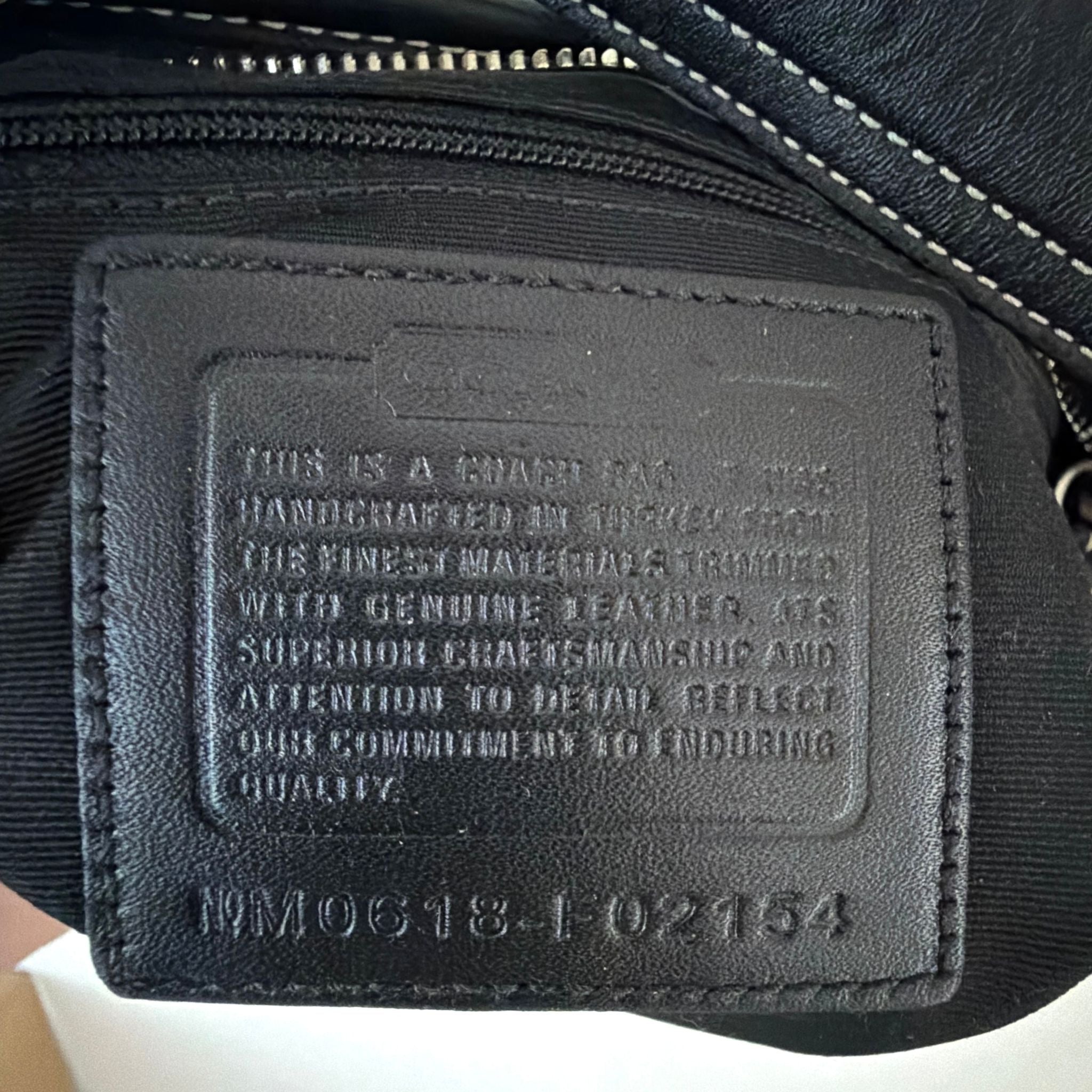 Coach Signature Black& Grey Shoulder Bag