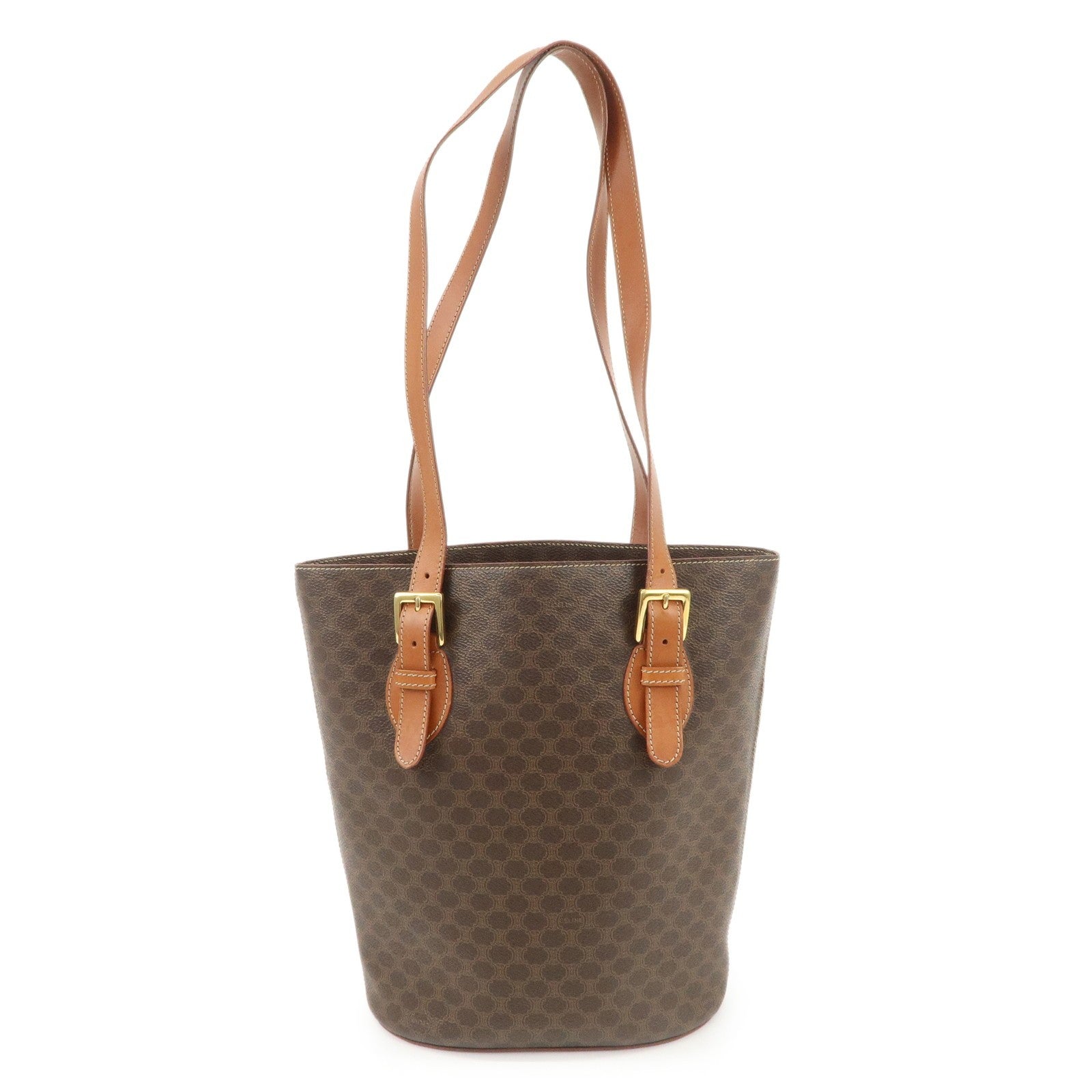 Celine Macadam Tote Bag - Brown, PVC Leather