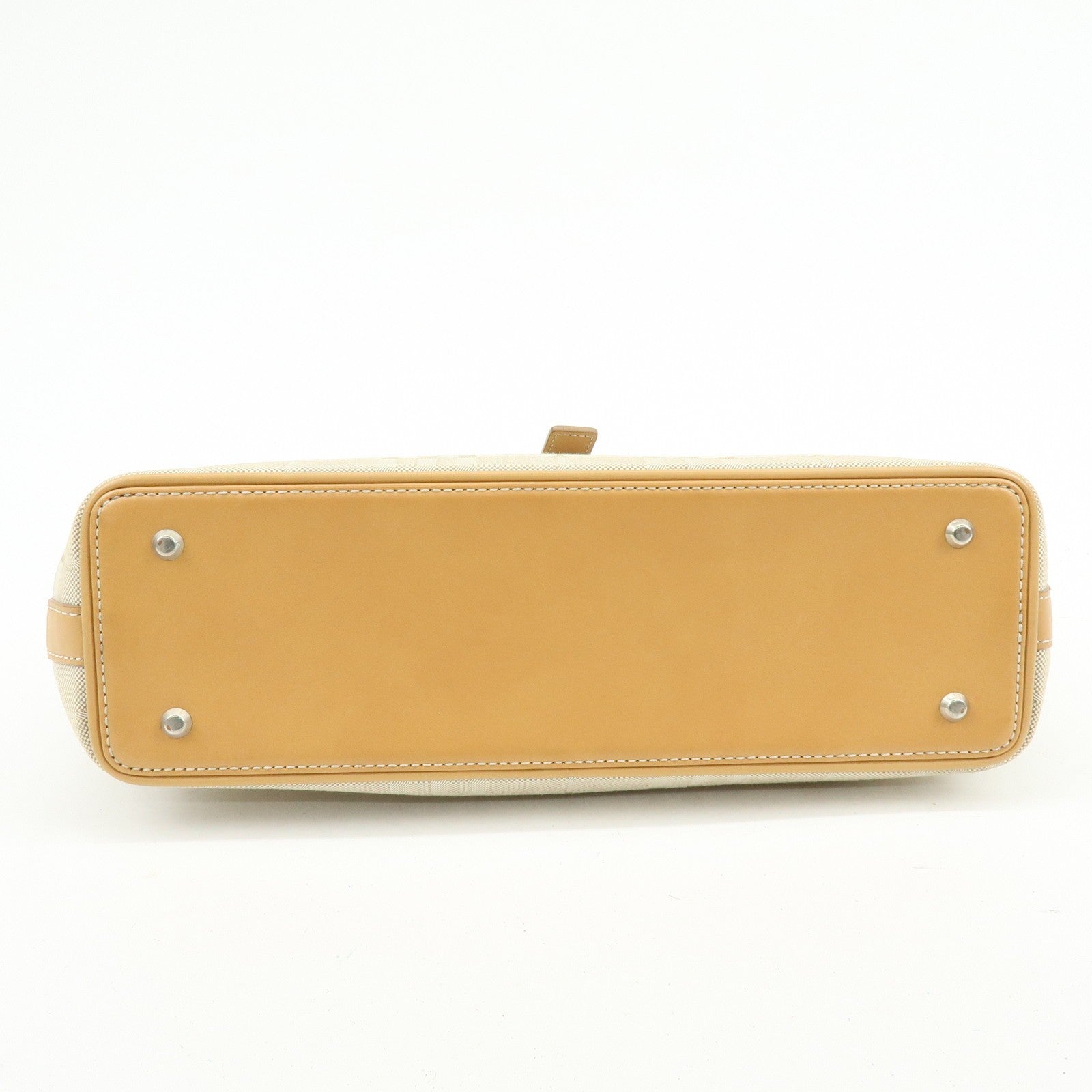 Burberry Tote Bag - Beige, Canvas Leather