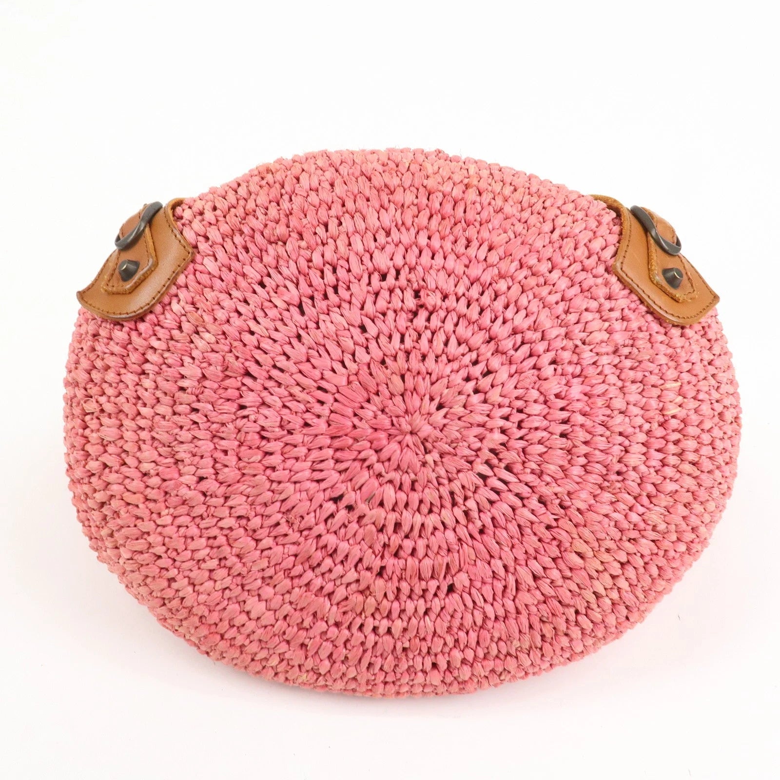 BALENCIAGA Tote Bag - Pink, Straw