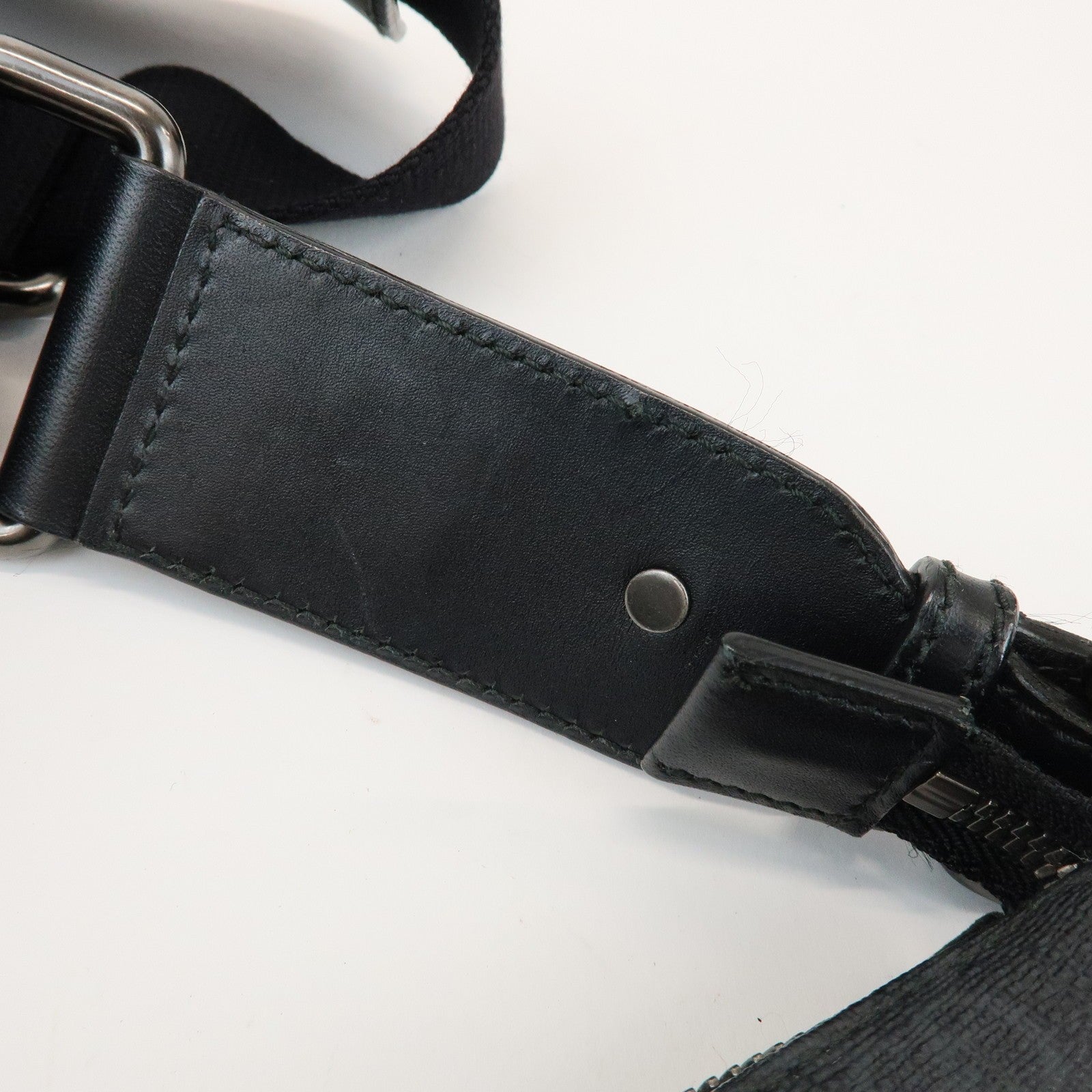 Gucci Shoulder Crossbody Bag - Black, PVC Leather 