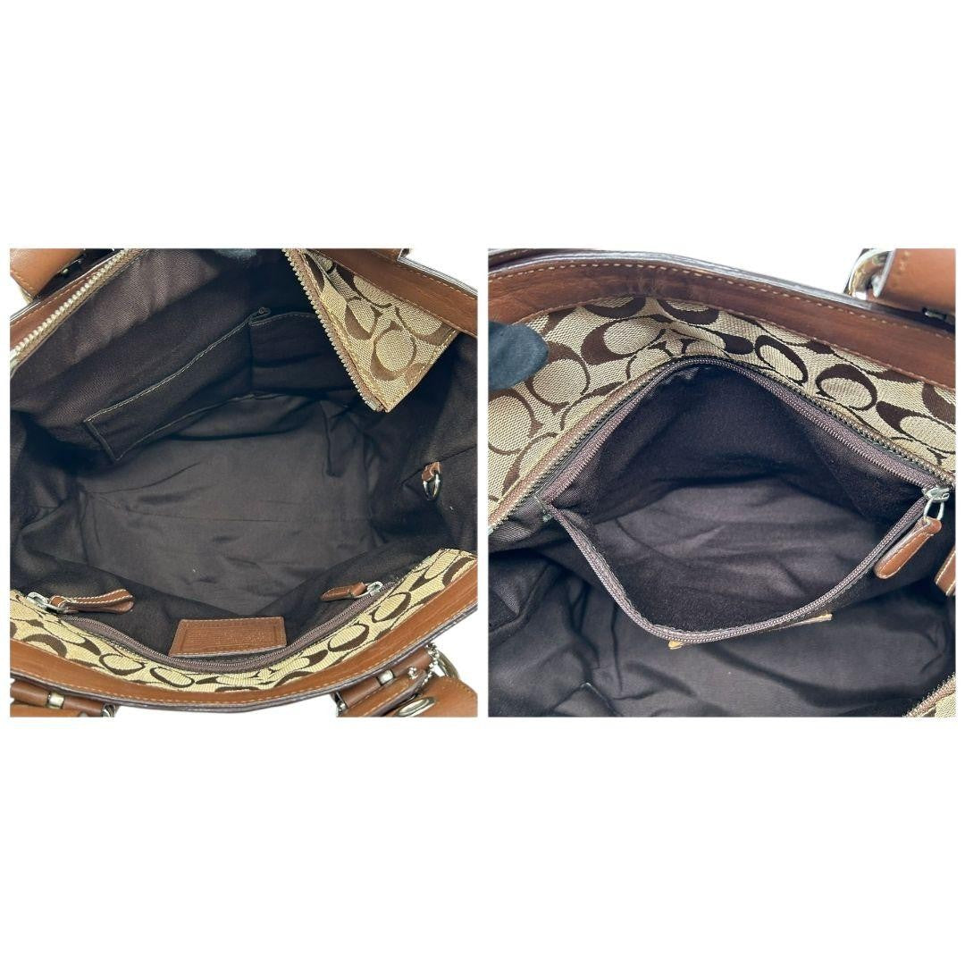 Coach Tote Bag - Brown, Canvas