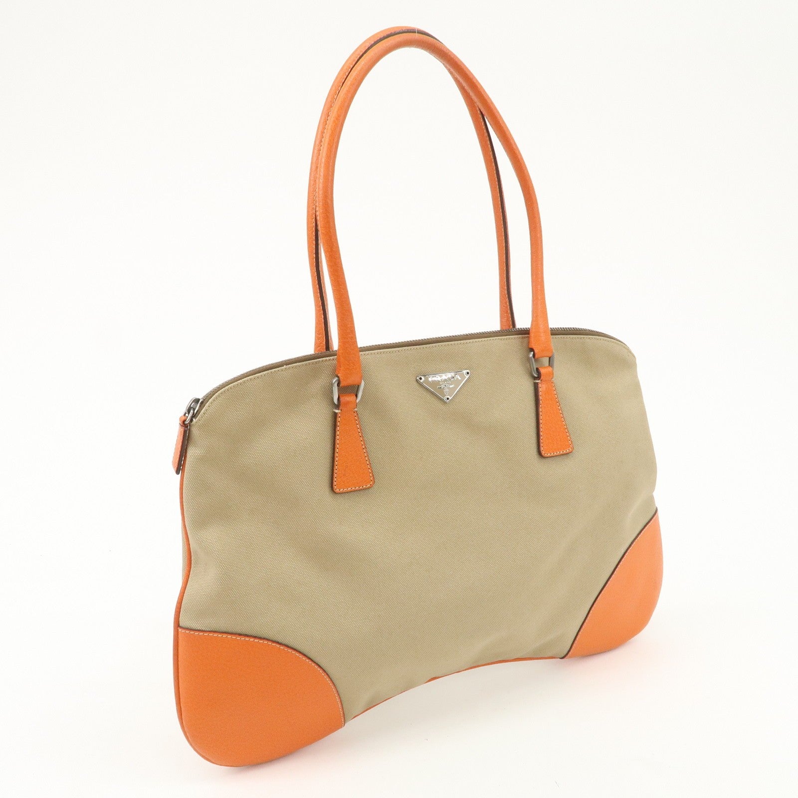 Prada Handbag - Beige, Canvas