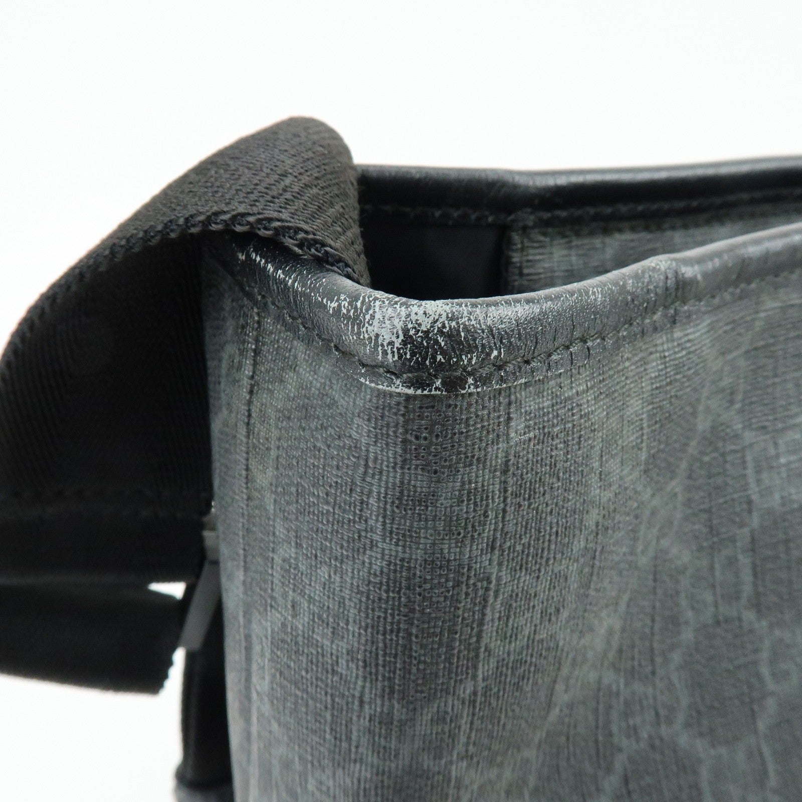 GUCCI GG Supreme 2Way Bag Hand Bag Shoulder Bag Black