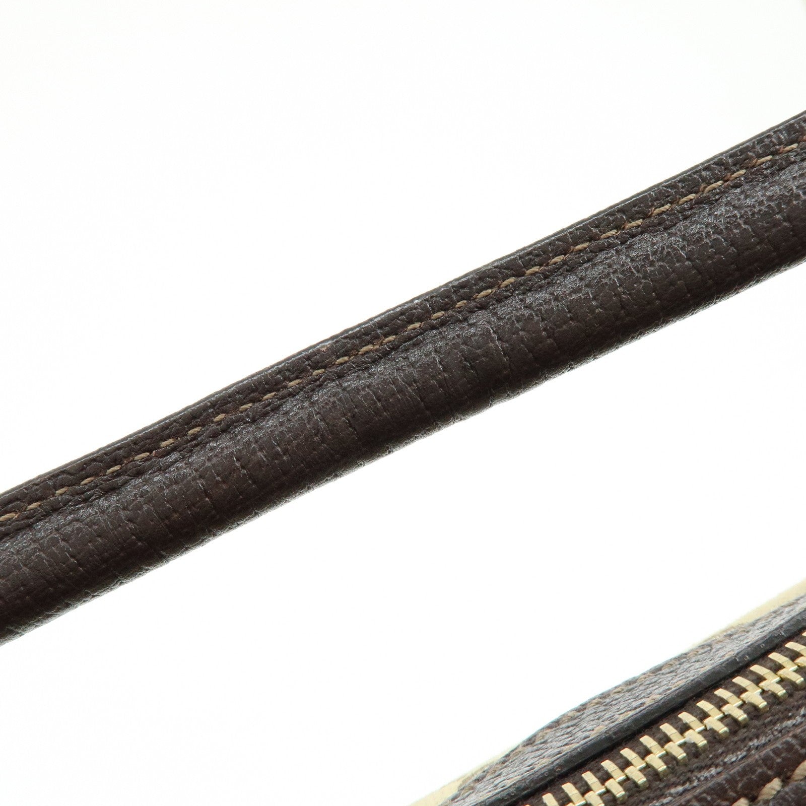 Gucci Shoulder Bag - Beige, Canvas Leather 