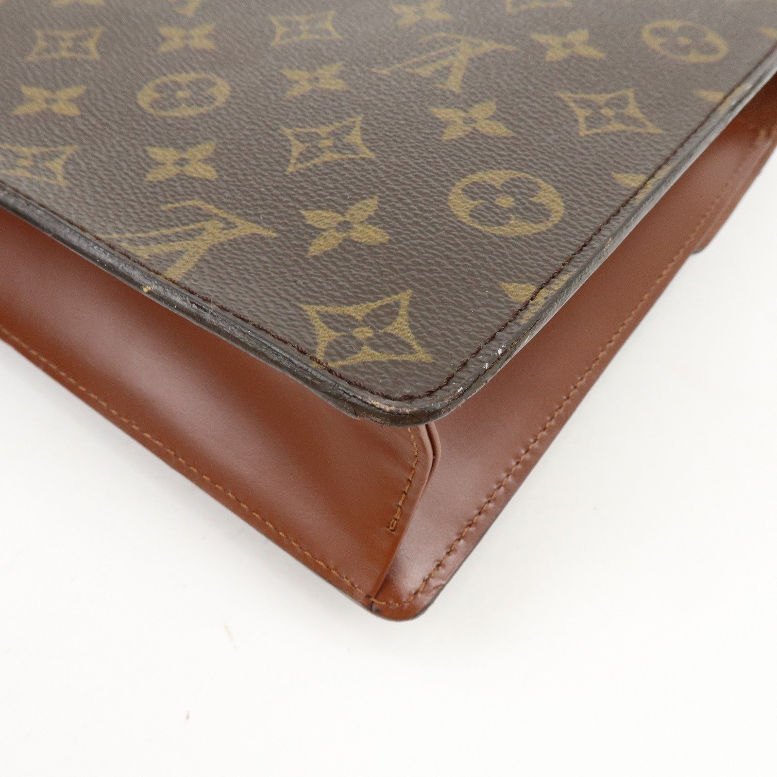 Louis Vuitton Monogram Monceau 28 2Way Bag - Brown, Canvas and Leather