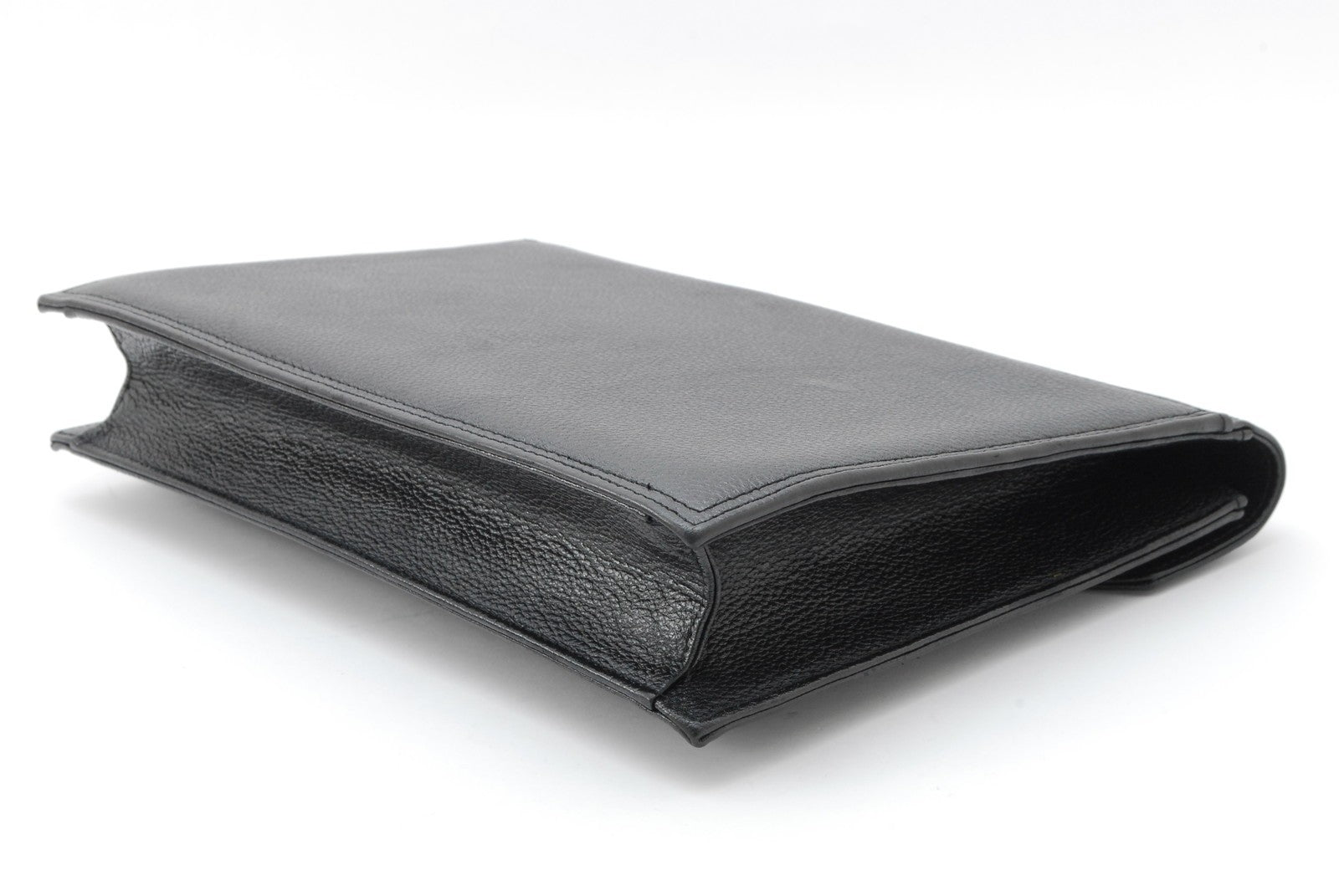 Saint Laurent Yves Clutch Bag - Black, Leather 