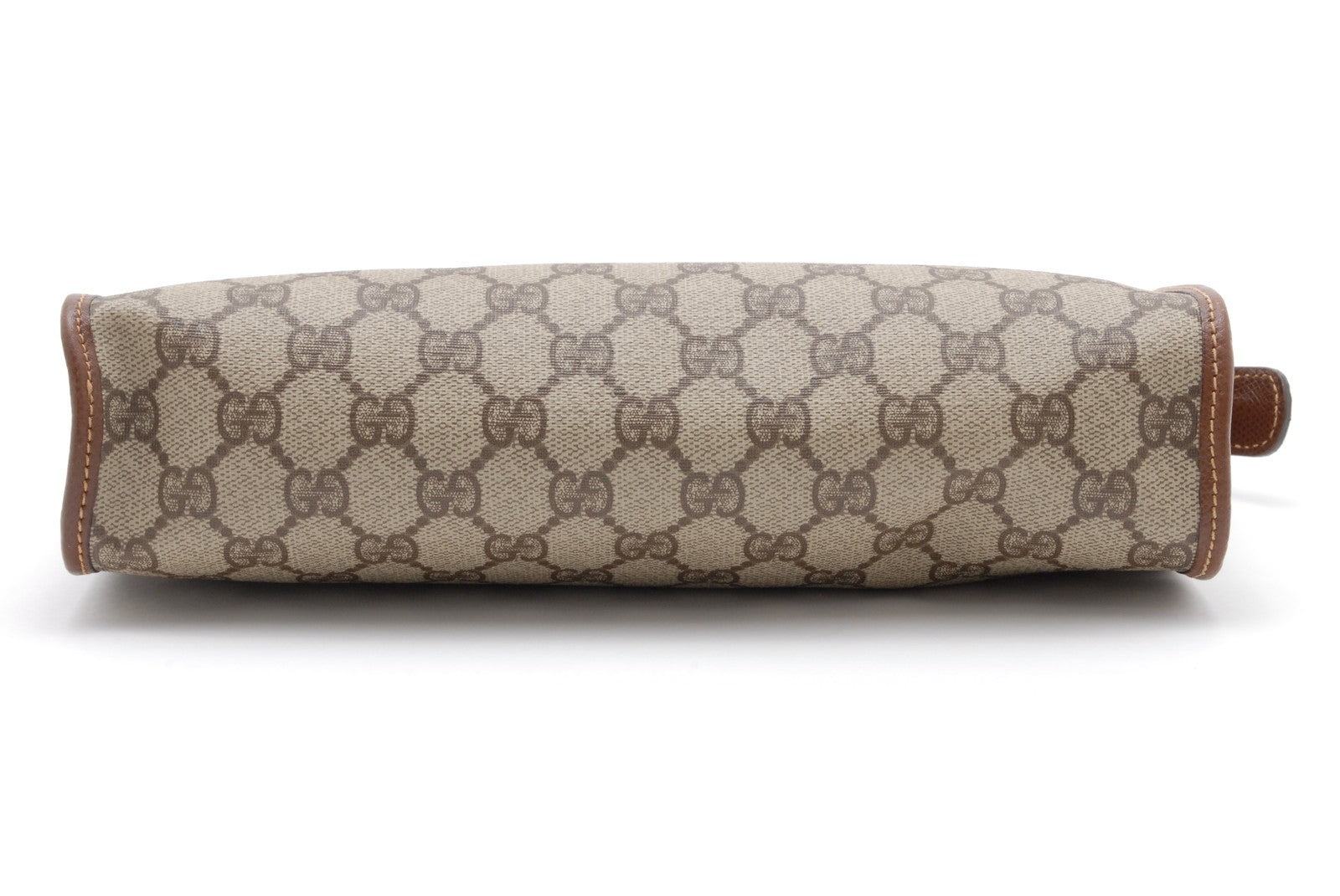 Gucci Sherry Clutch Bag - Brown, PVC Leather