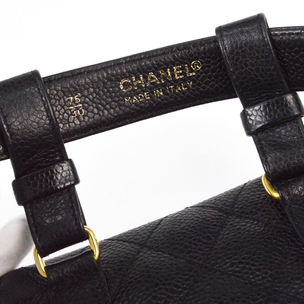 Chanel Bum Bag - Black, Caviar Skin Leather