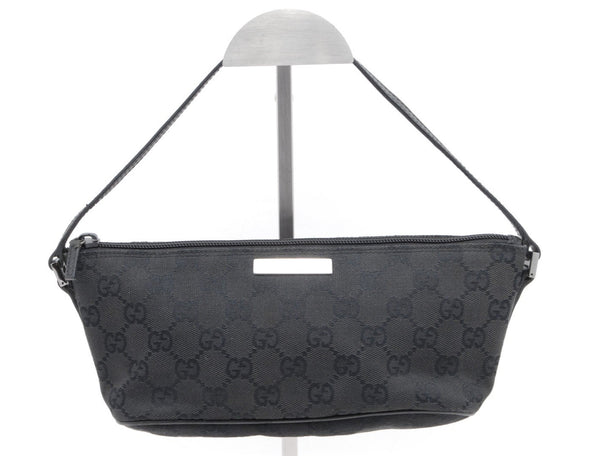 Gucci Accessory Pouch Handbag - Black, Canvas