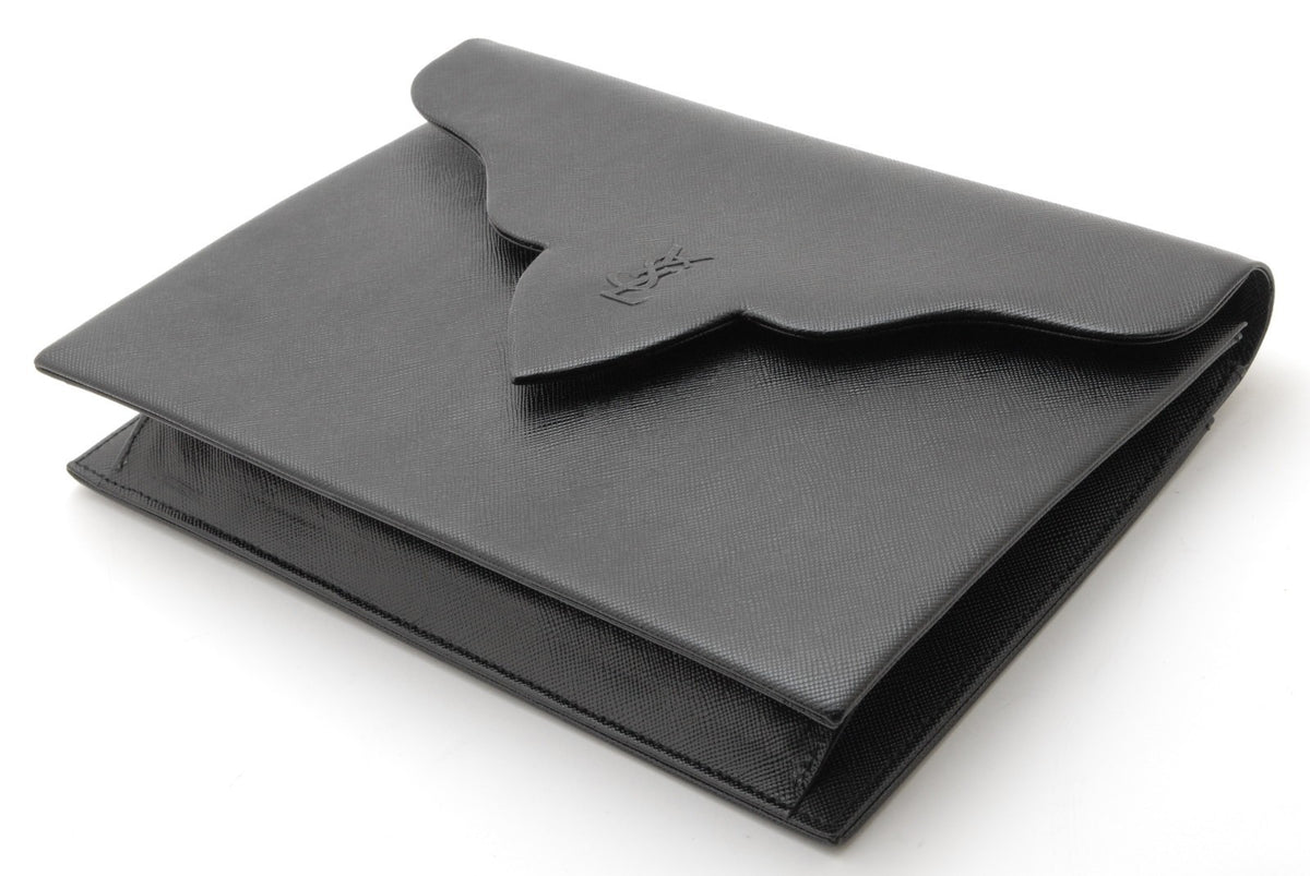 Saint Laurent Yves Saint Laurent Clutch Bag - Black, Leather