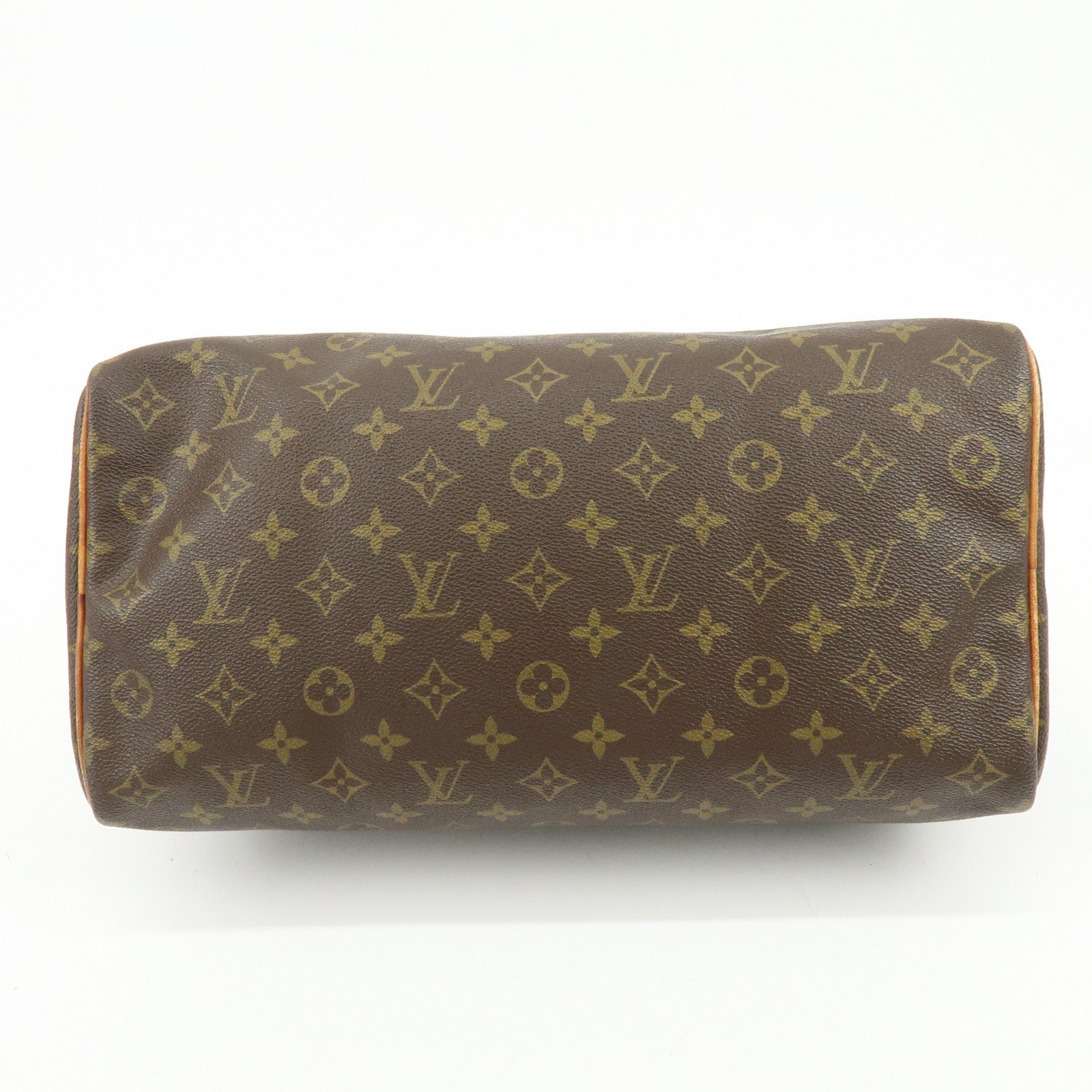 Louis Vuitton Speedy 35 Handbag - Brown, Monogram Canvas, Leather