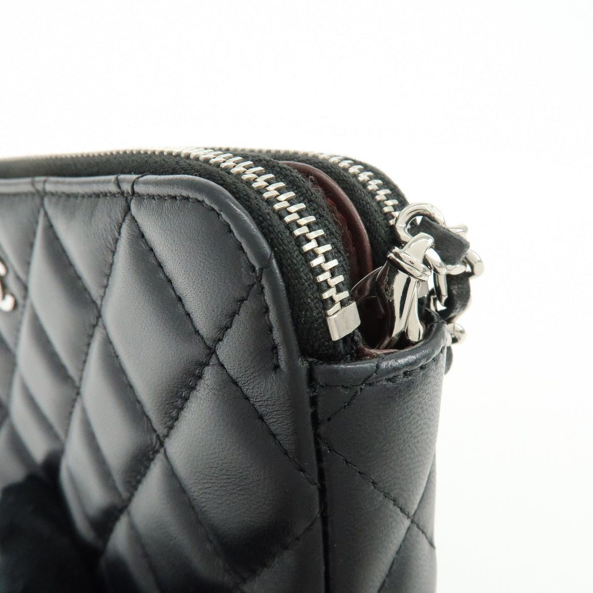 Chanel COCO Mark Matelasse Shoulder Bag - Black, Lamb Skin