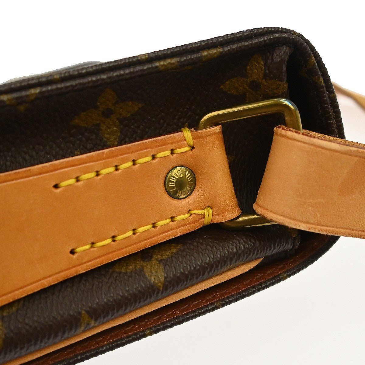 Louis Vuitton Cartouchiere MM Shoulder Bag - Brown, Monogram Canvas