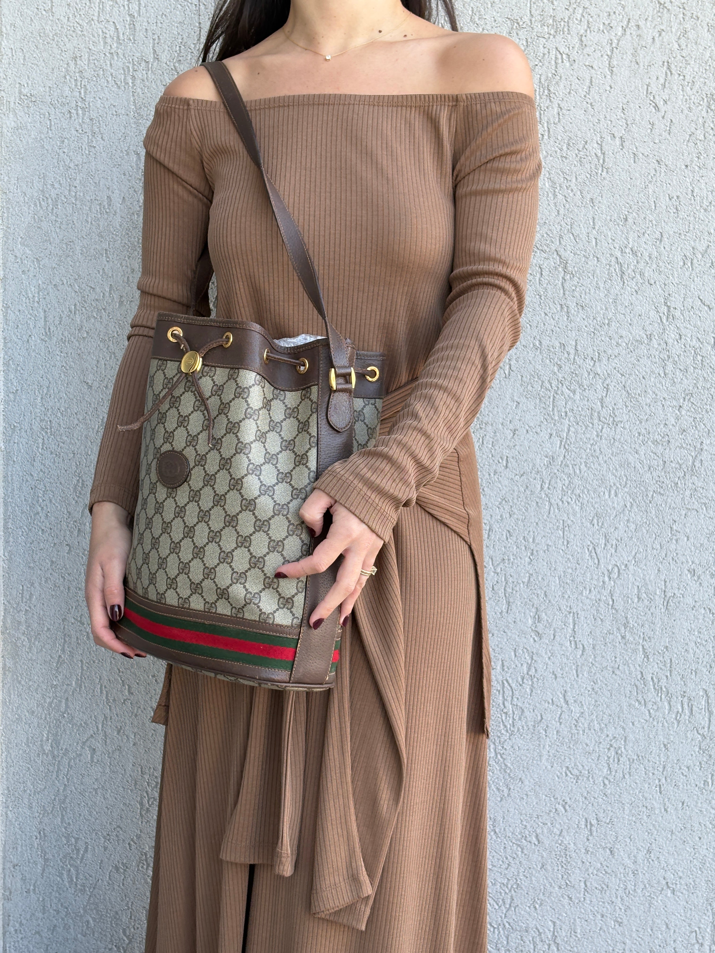 Gucci Sherry line bucket bag