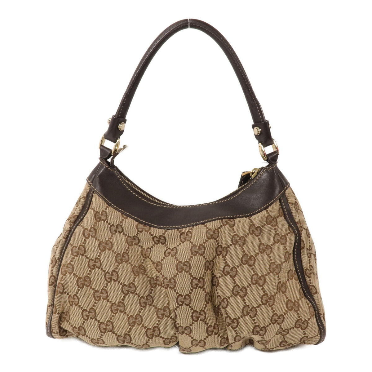 Gucci Abbey GG Handbag - Brown, GG Canvas