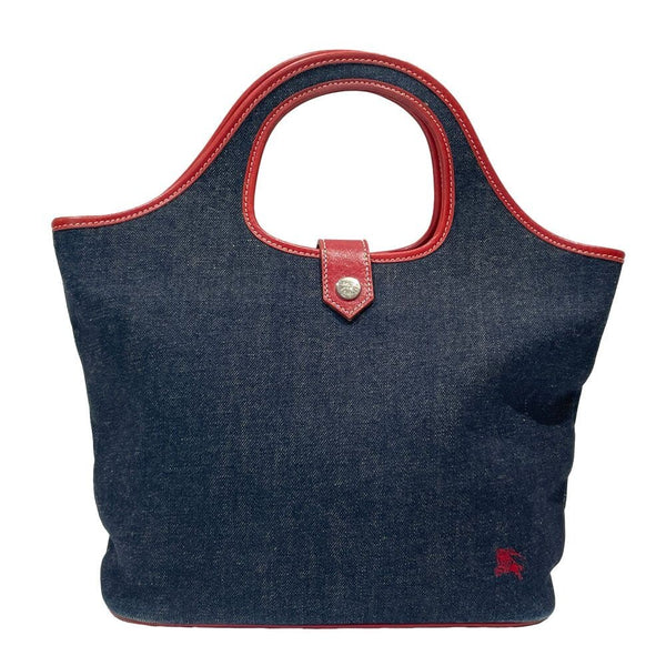 Burberry Blue Label Denim Shoulder Tote Bag - Blue, Denim