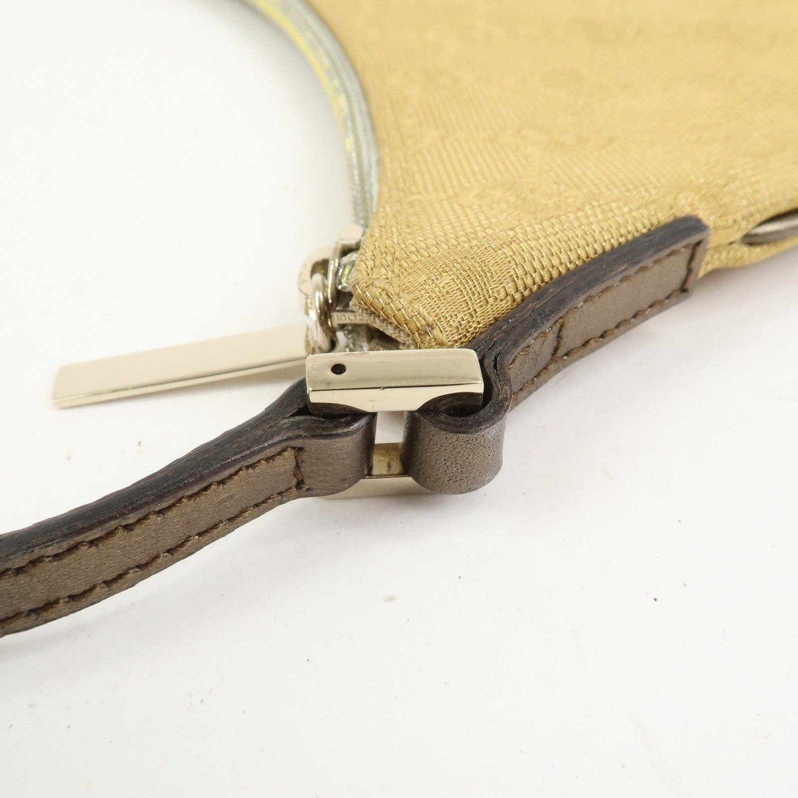Gucci Shoulder Bag - Gold, GG Canvas Leather
