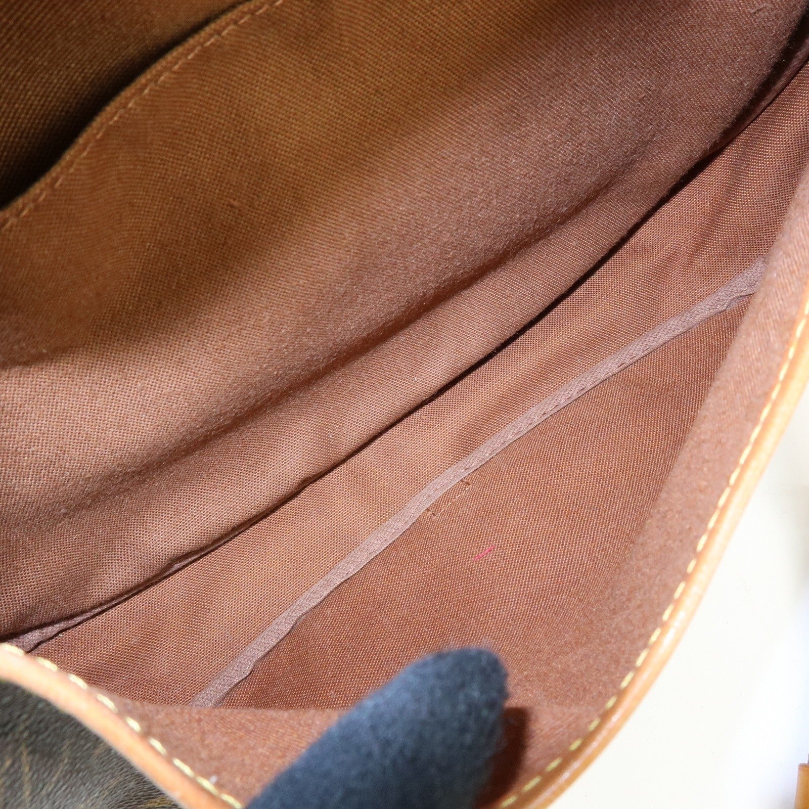 Louis Vuitton Monogram Saumur 30 Canvas Shoulder Bag Brown