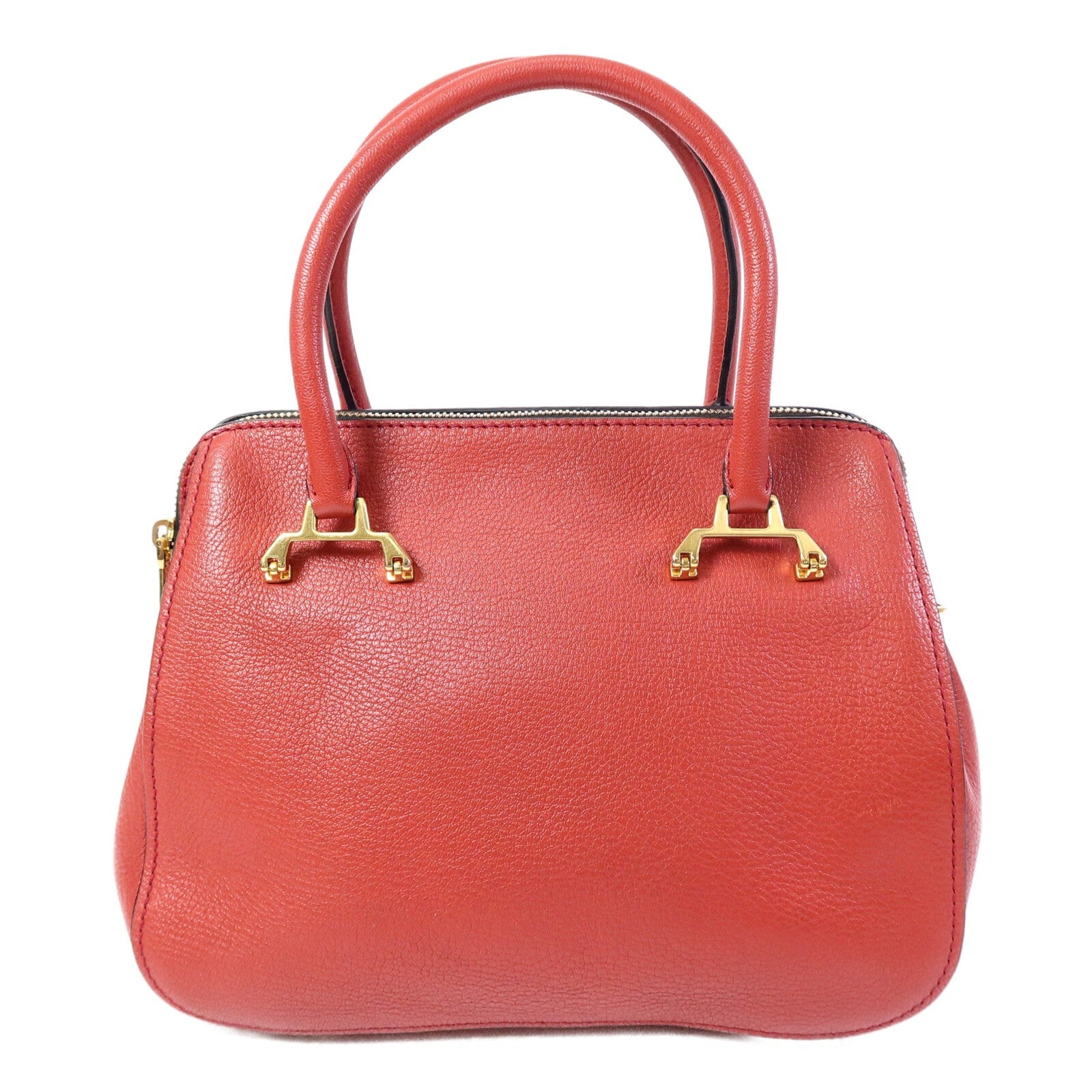 Miu Miu GHW 2 Way Shoulder Bag - Red, Calfskin Leather